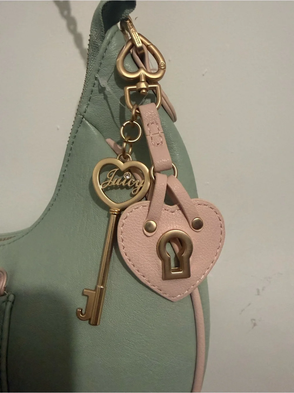 Juicy Couture Royal to Juicy Hobo Bag Frosty Green NWT